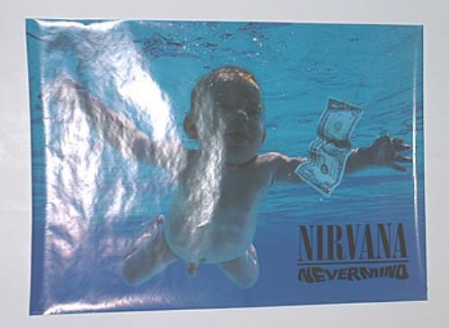 Nirvana (US) Nevermind - Original Promo Poster UK Promo
